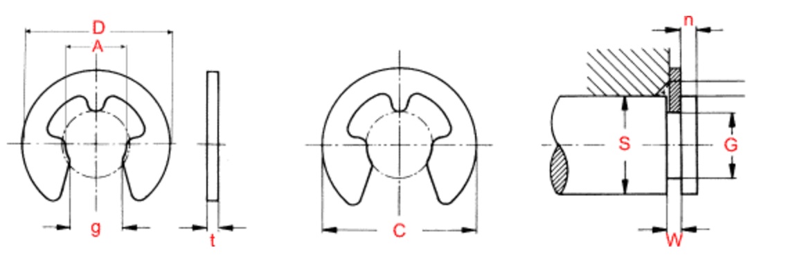 Circlip Size Chart Metric Pdf