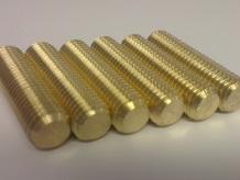 Gunmetal studding, cut and chamfered to order
