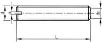 DIN 438 dimensioned technical drawing