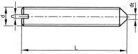 DIN 553 dimensioned technical drawing