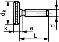 DIN 653 dimensioned technical drawing