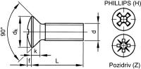 DIN 966 dimensioned technical drawing