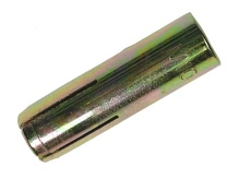 JCP Drop-In Anchors, Zinc & Yellow Plated