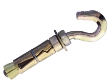 Hook bolt shield anchor